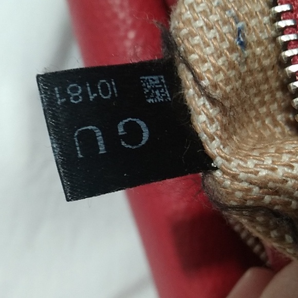 FLASH SALE! Auth Gucci Bamboo Daily Red Leather Large Shoulder/Handbag - Picture 9 of 16